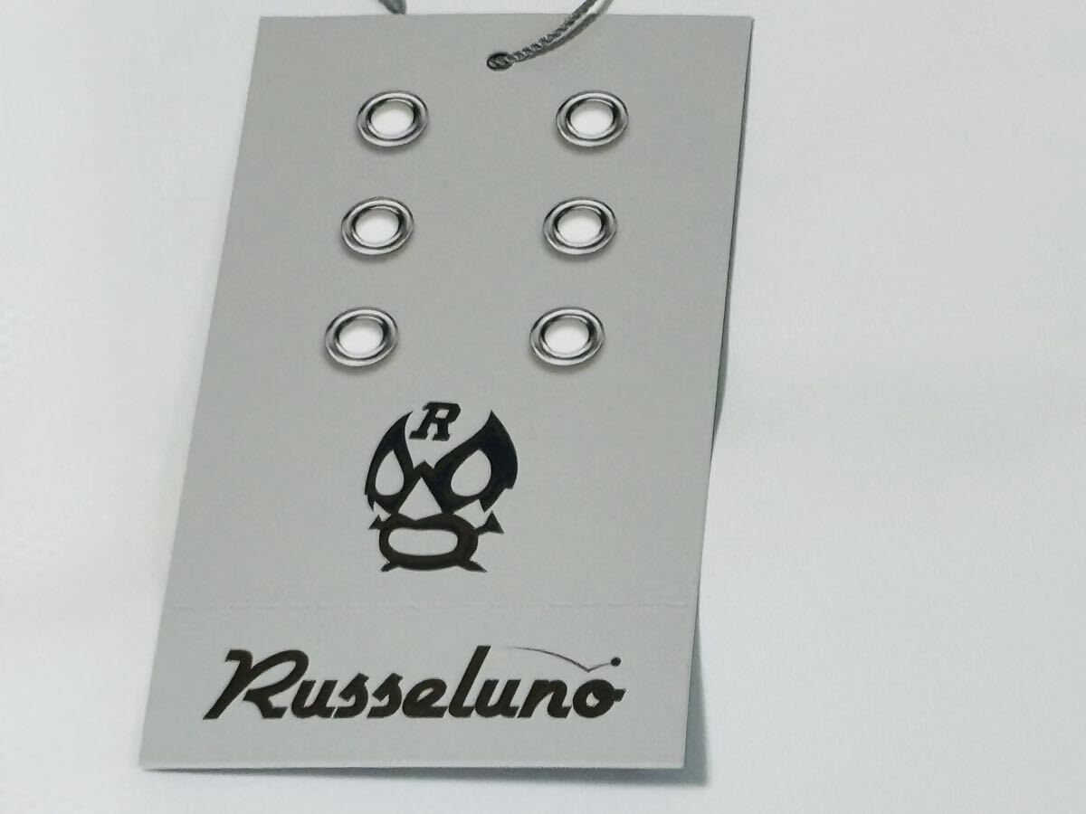 新品★Russeluno ラッセルノ ルチャ サイドロゴ 総裏メッシュ 吸汗速乾 ストレッチパンツ/春夏/ホワイト/サイズ6(w86)/送料185円