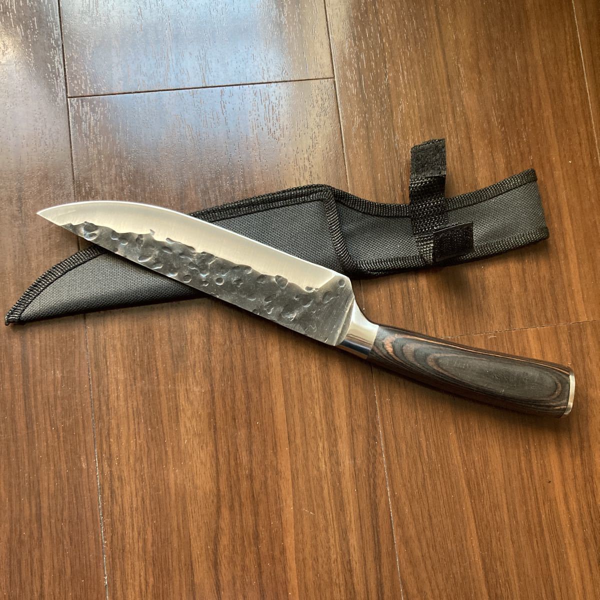 ダマスカスナイフ サバイバルナイフ アウトドア用剣鉈 山刀 ナタ の画像1