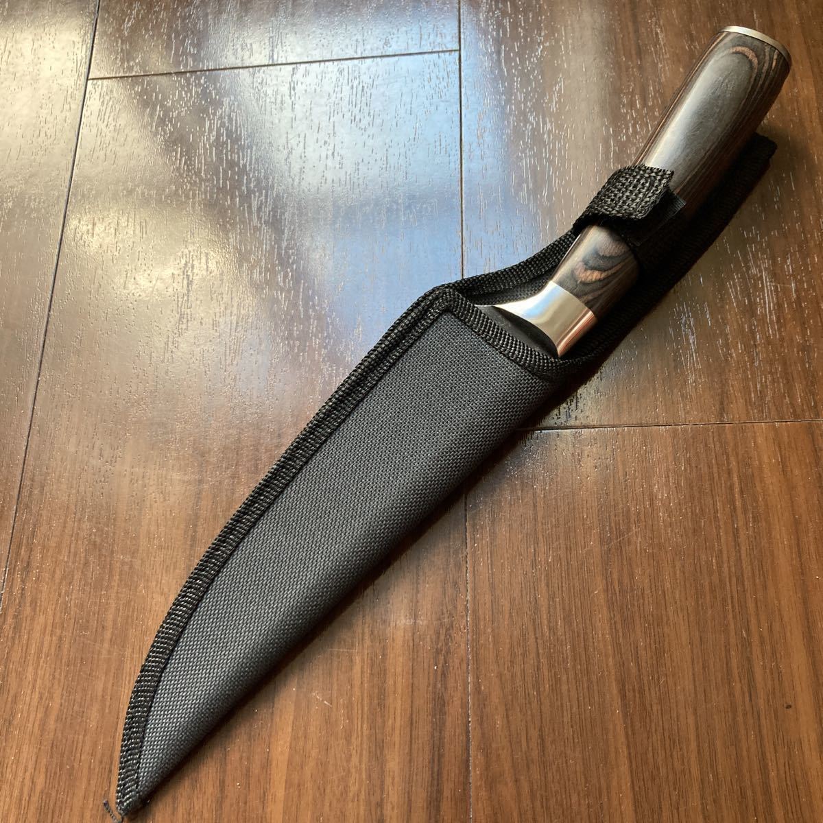 ダマスカスナイフ サバイバルナイフ アウトドア用剣鉈 山刀 ナタ の画像7