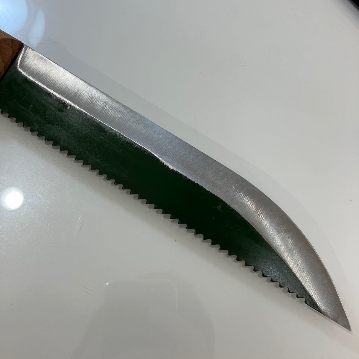 山刀 サバイバルナイフ ハンティングナイフ 一体鍛造 切れますの画像5