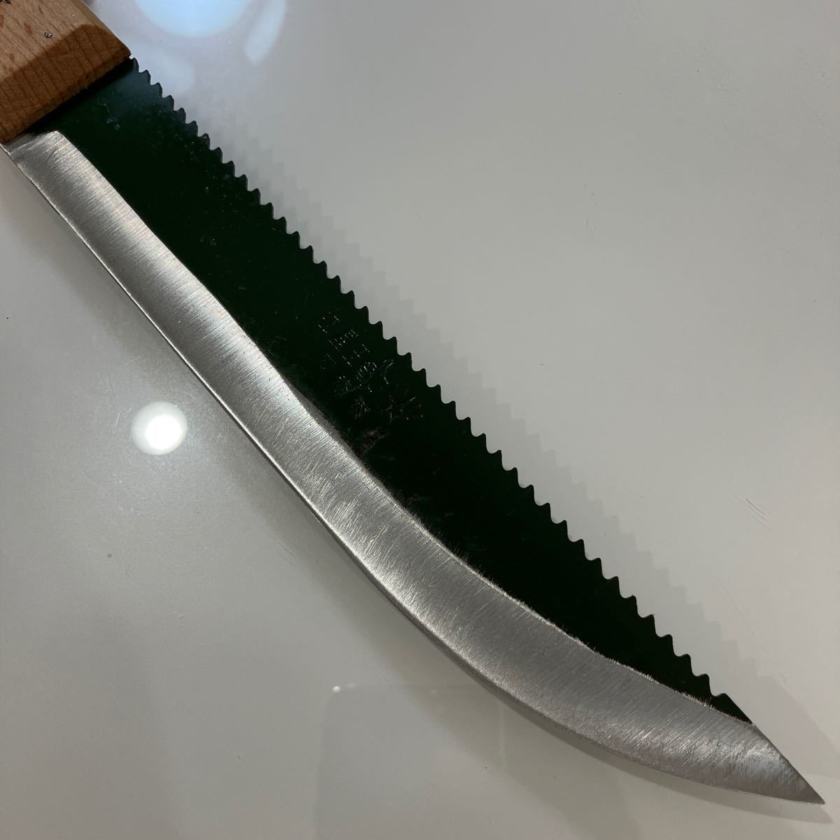 山刀 サバイバルナイフ ハンティングナイフ 一体鍛造 切れますの画像4