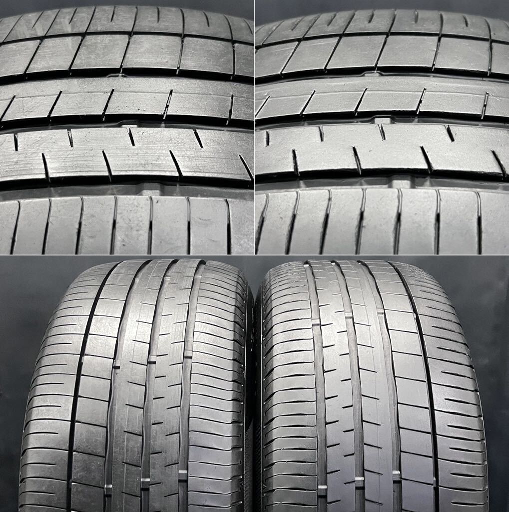 21年製★DUNLOP VEURO VE304 235/55R18＆後期 60系ハリアープレミアム純正ホイール 4本 240408-S1 ヴァンガード/5H 114.3*18インチ トヨタ_画像6