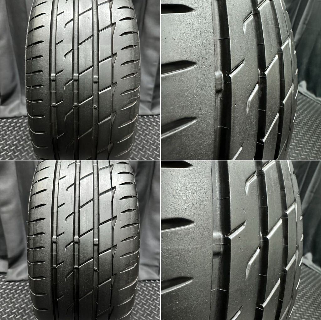 深溝 215/45R17 ブリヂストン POTENZA RE004&RAYS gramLIGHTS 57Xtreme 4本 B240405-B1 NCロードスター インテグラ スイスポ/114.3ホイール_画像3