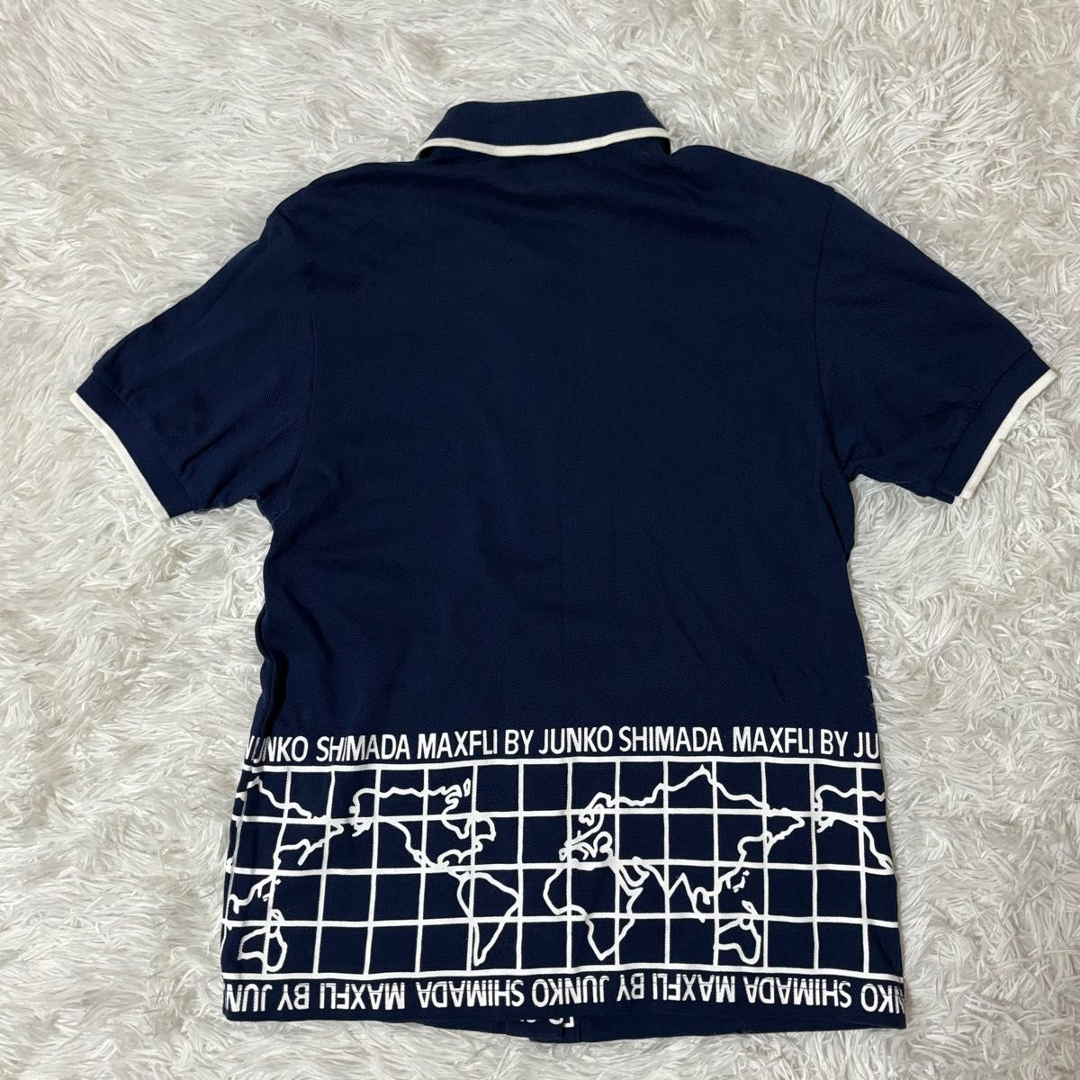 MAXFLI BY JUNKO SHIMADA マックスフライ　ジュンコシマダ　 ポロシャツ 半袖シャツ GOLF ボタンシャツ
