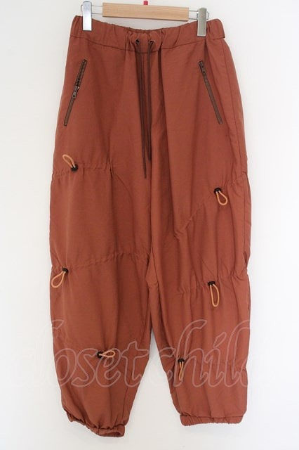 LAND by MILKBOY / NYLON LOOPY PANTS Old rose ( brown group ) O-24-03-26-088-MB-PA-OW-OS