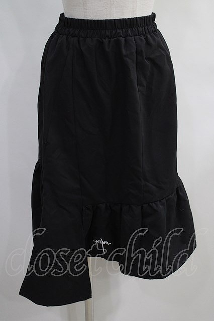 NieR Clothing / ASYMMETRY BLACK SKIRT 黒 H-24-04-24-047-PU-SK-KB-ZH_画像1