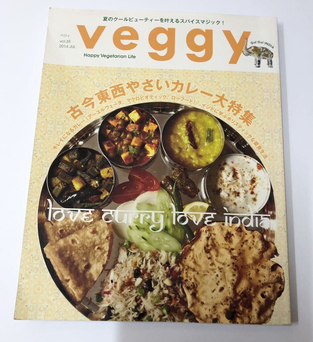 veggy 古今東西やさいカレー大特集　雑誌 vol.35 2014年_画像1