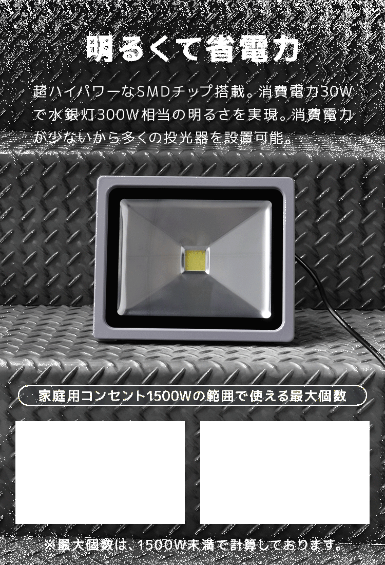 [ daytime light color /10 piece set ]LED floodlight 30W 300W corresponding waterproof working light out light crime prevention working light signboard lighting daytime light color PSE acquisition settled [1 year guarantee ]