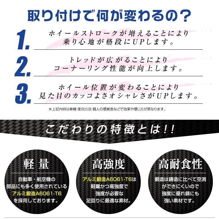 BMW用 ワイドトレッドスペーサー 10mm PCD120-5H M12対応 5穴 ワイトレ ワイドスペーサー ホイール アルミ鍛造 Durax 黒 ブラック 2枚_画像3