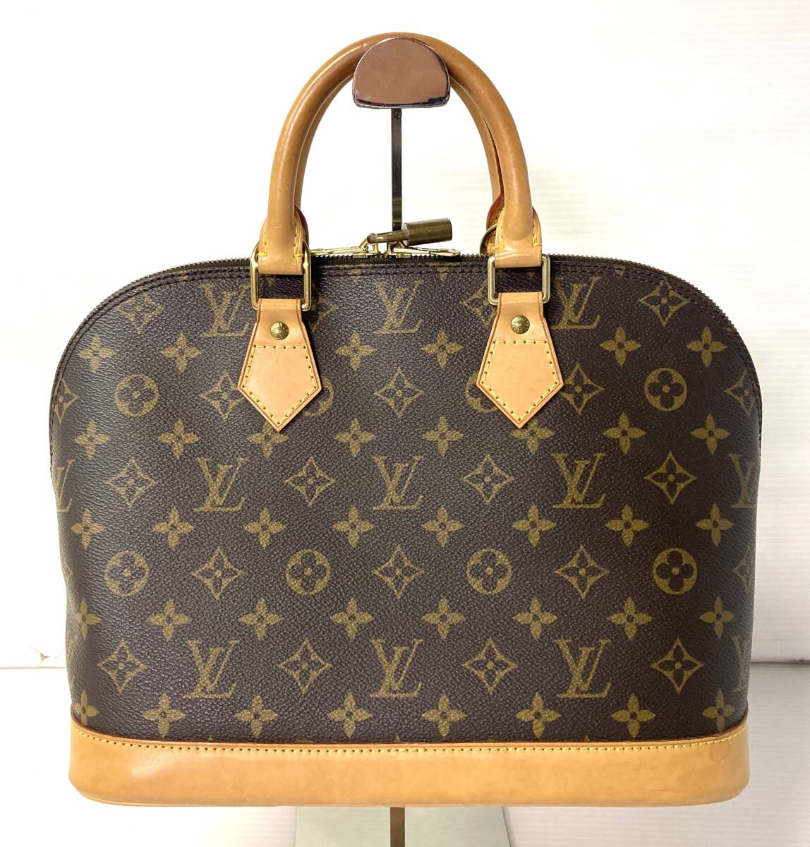 ★☆LOUIS VUITTON ルイヴィトン モノグラム アルマ ハンドバッグ トートバッグ ブラウン系 M51130/BA0958 メンズ レディース☆★の画像2