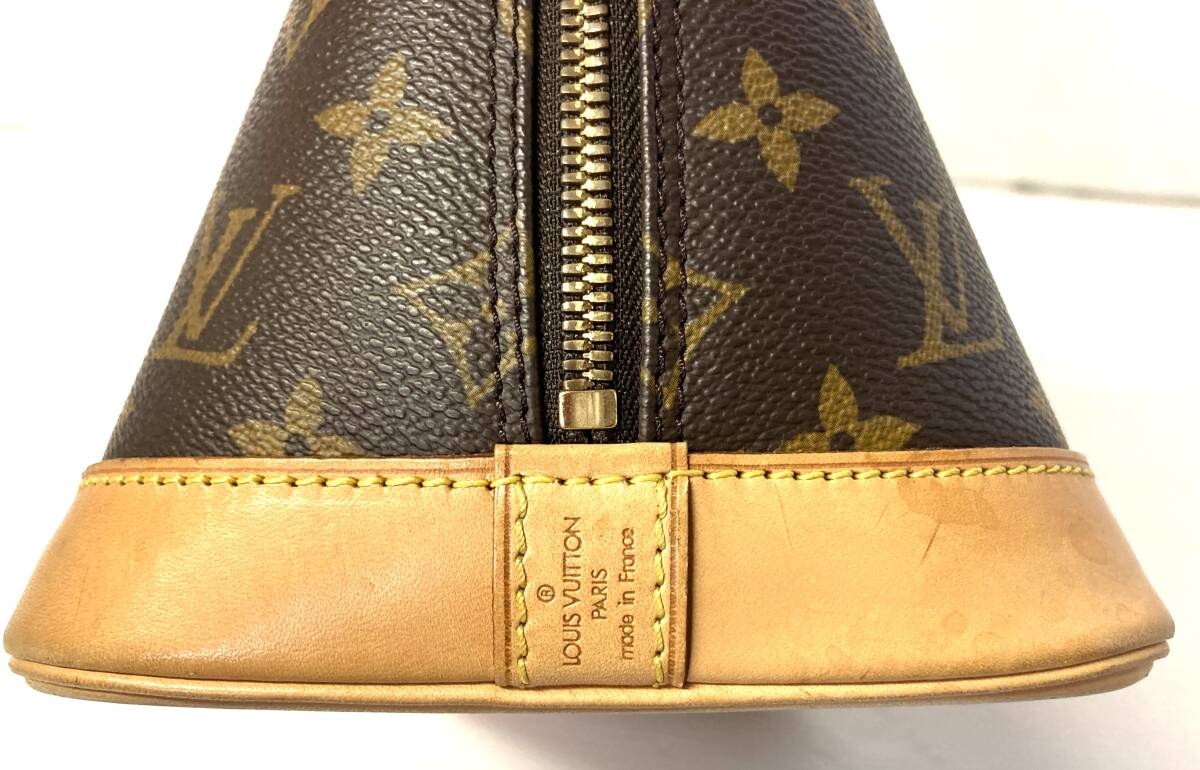 ★☆LOUIS VUITTON ルイヴィトン モノグラム アルマ ハンドバッグ トートバッグ ブラウン系 M51130/BA0958 メンズ レディース☆★の画像10