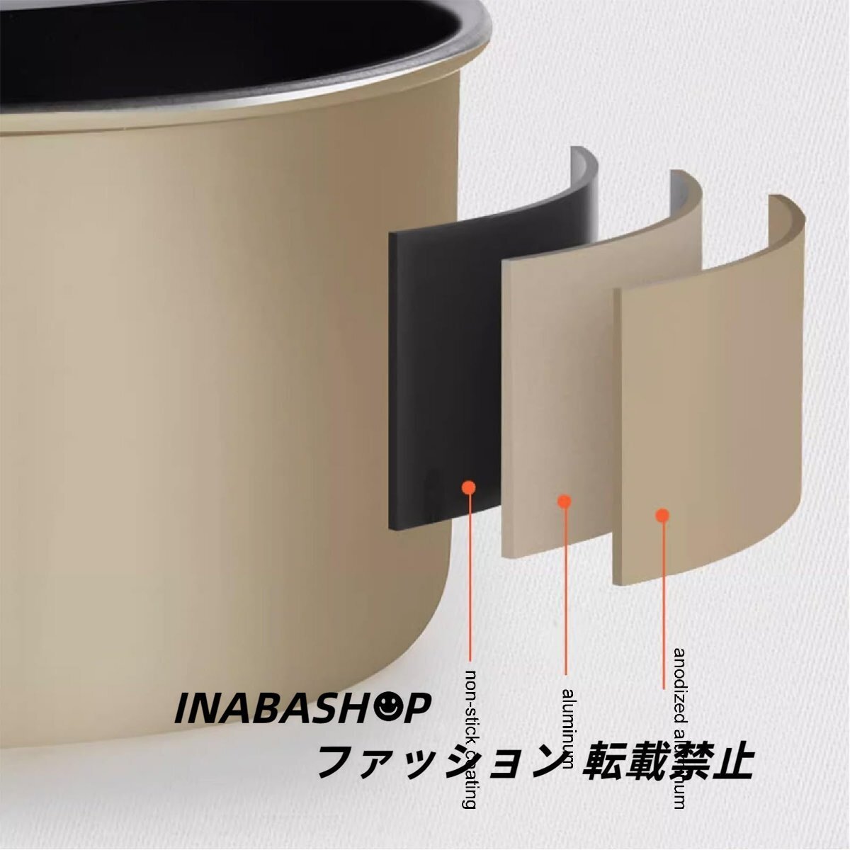 キャンプ 調理器具セット 食器 折畳み式 クッカー セット キャンプ セットアウトドア調理器具 キャンピング鍋 152gr 2-3人(グリーン)_画像8