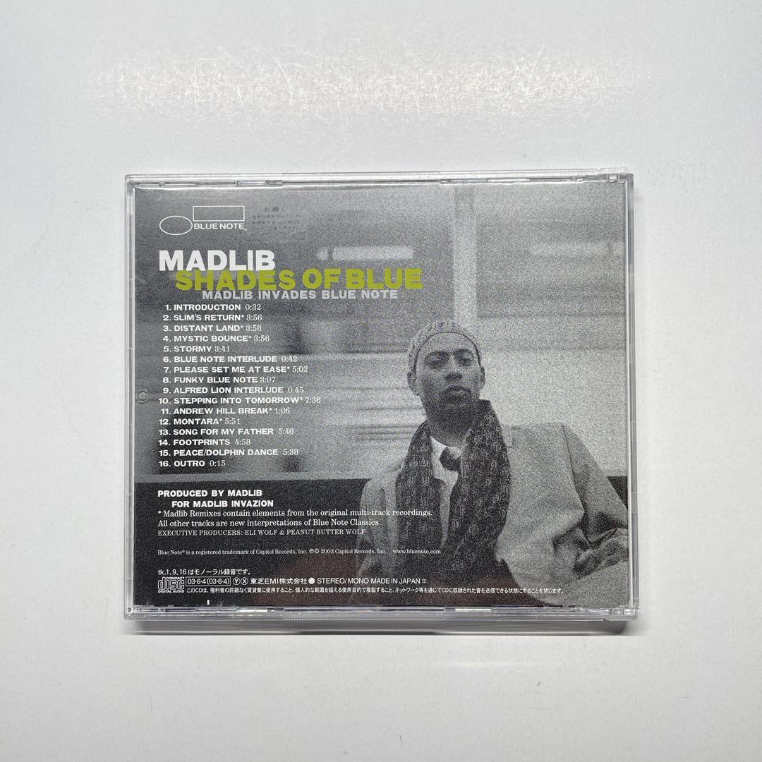 MADLIB / SHADES OF BLUE / CD 国内初盤 帯付 / Blue Note Jay Dee JDilla