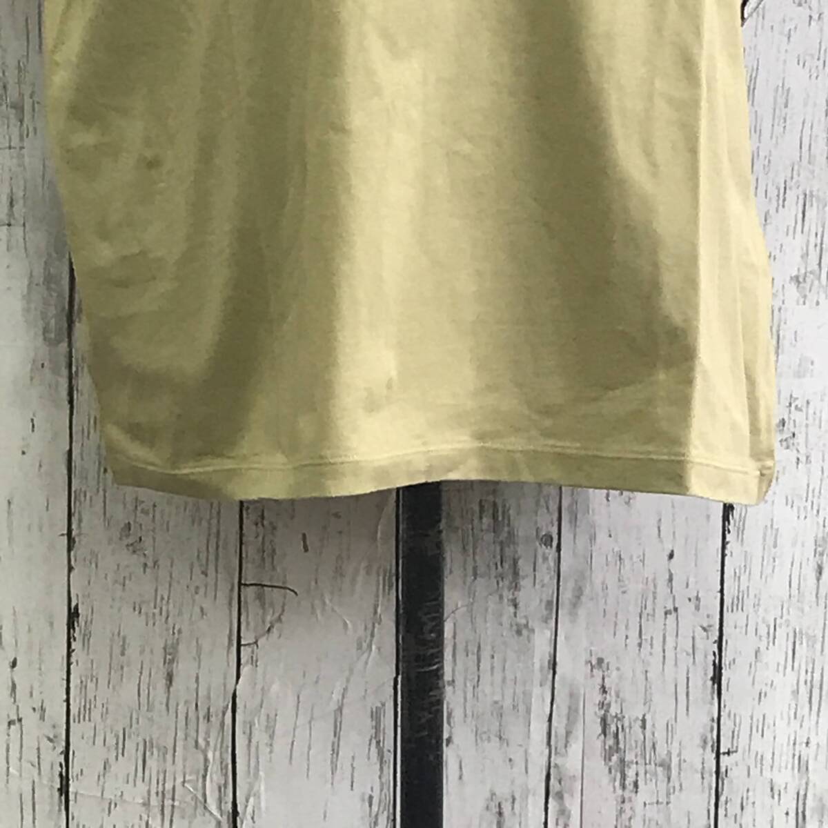 ROSE BUD　ローズバッド　胸ポケットT　Fサイズ　グリーン　左胸のさりげないポケットデザイン　S5.11-80　USED_画像3