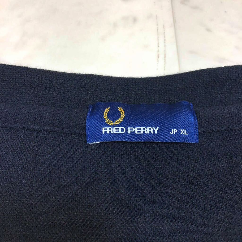 【送料360円】FRED PERRY フレッドペリー ピケブレザー カーディガン 男性用 メンズ XLサイズ F1470 羽織り N-70_画像6