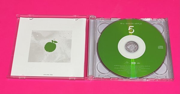 【美品】 Mrs. GREEN APPLE 5 初回限定盤 CD+DVD アルバム ミセスグリーンアップル #D99