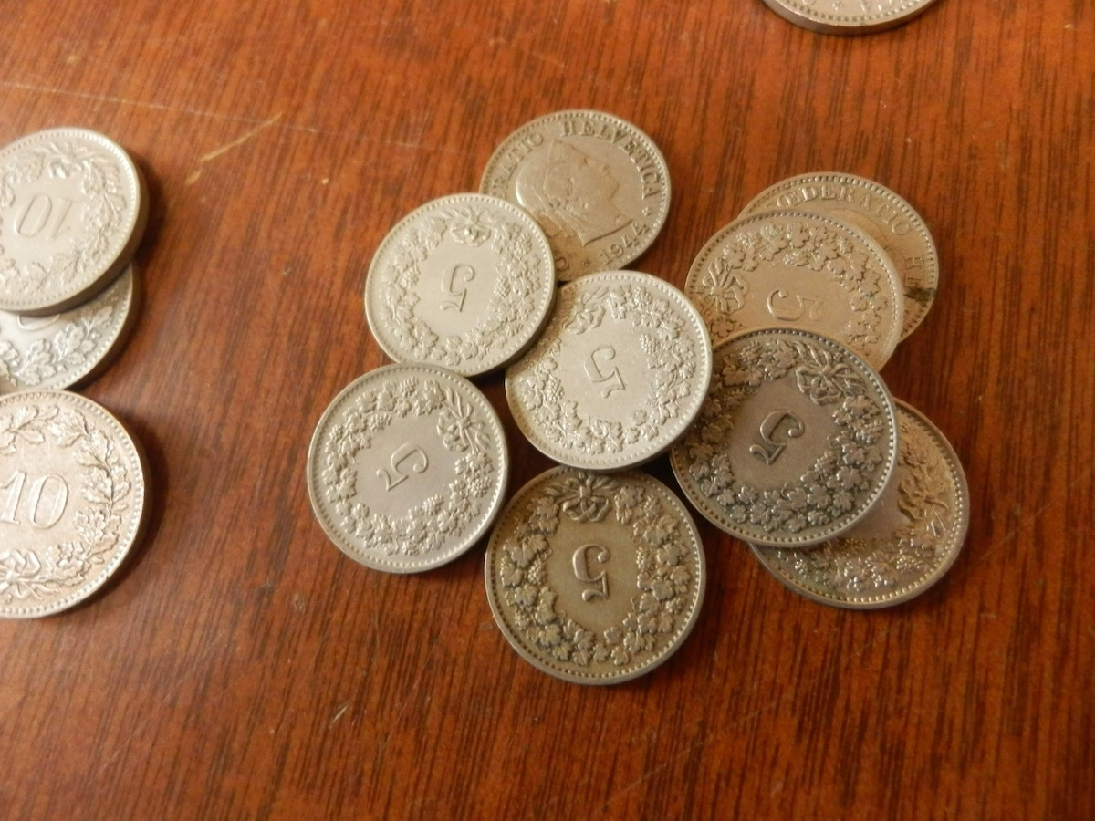 貨幣 硬貨 海外古銭 20 / スイス フラン ラッペン CONFOEDERATIO HELVETICA 重量:198.2g まとめて大量setの画像5