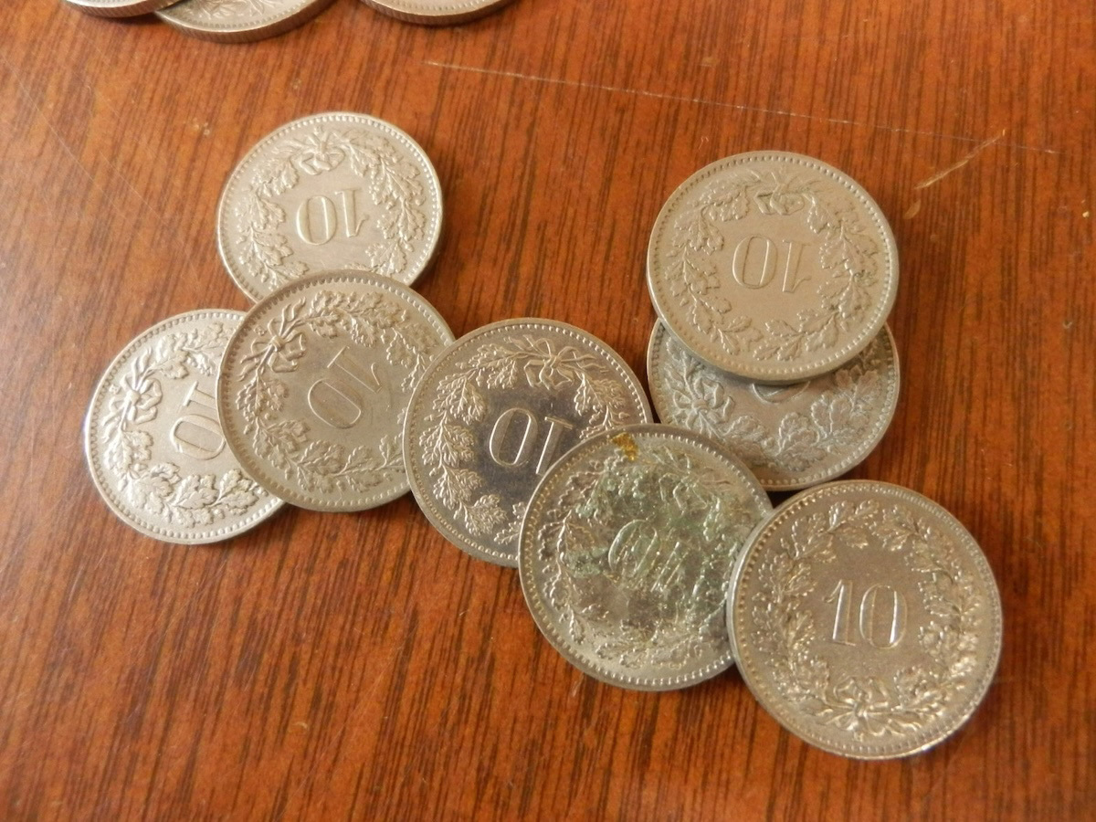 貨幣 硬貨 海外古銭 20 / スイス フラン ラッペン CONFOEDERATIO HELVETICA 重量:198.2g まとめて大量setの画像4