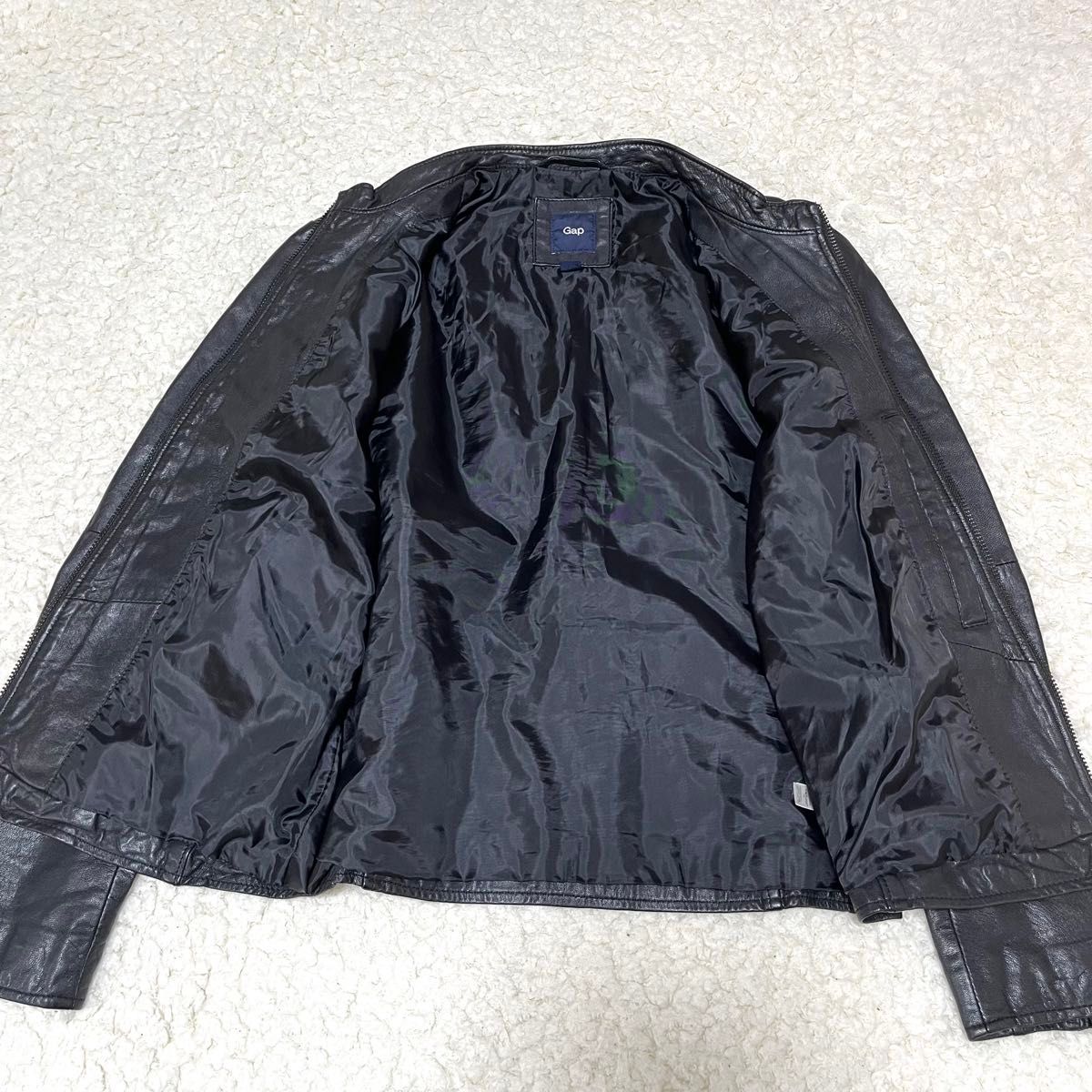 レア】 GAP ゴートレザー シングル レザージャケット S オールド レア】 GAP ゴートレザー シングル レザージャケット S オールド