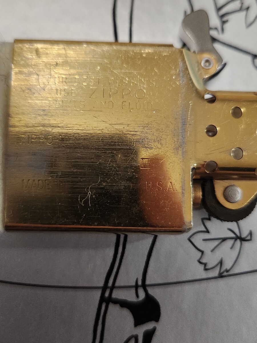 希少品　ZIPPO ハーレーダビッドソン　85周年　ダブルイヤー　ソリッドブラス_画像8