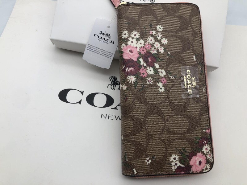 コーチ COACH 長財布 財布 カーキマルチ フローラル プリント新品 未使用 贈り物 F29931 財布 y074Cの画像3