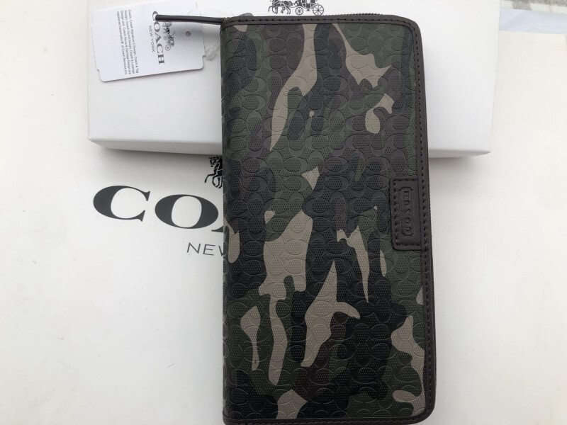 コーチ COACH 長財布 財布 ファティーグカモフラージュ 迷彩 新品 未使用 贈り物 F74546 h150_画像3