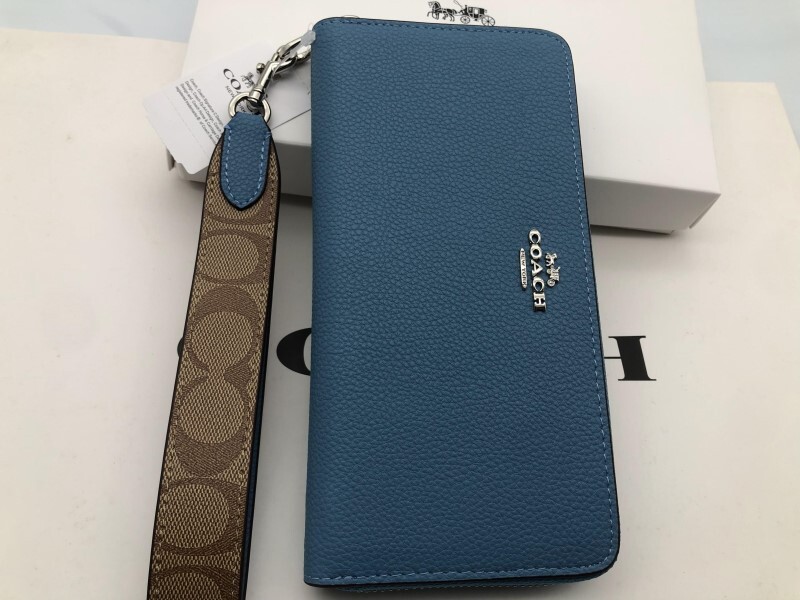 コーチ COACH 長財布 財布 シグネチャー アコーディオンラウンドジップウォレット新品 未使用 贈り物 CK427 s205の画像4