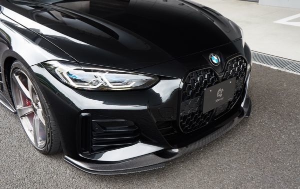 3Dデザイン BMW G26 i4 グランクーペ i4シリーズ Mスポーツ M50 フロント アンダーフリッパー カーボン 3102-32211 正規品 3D Design_画像7