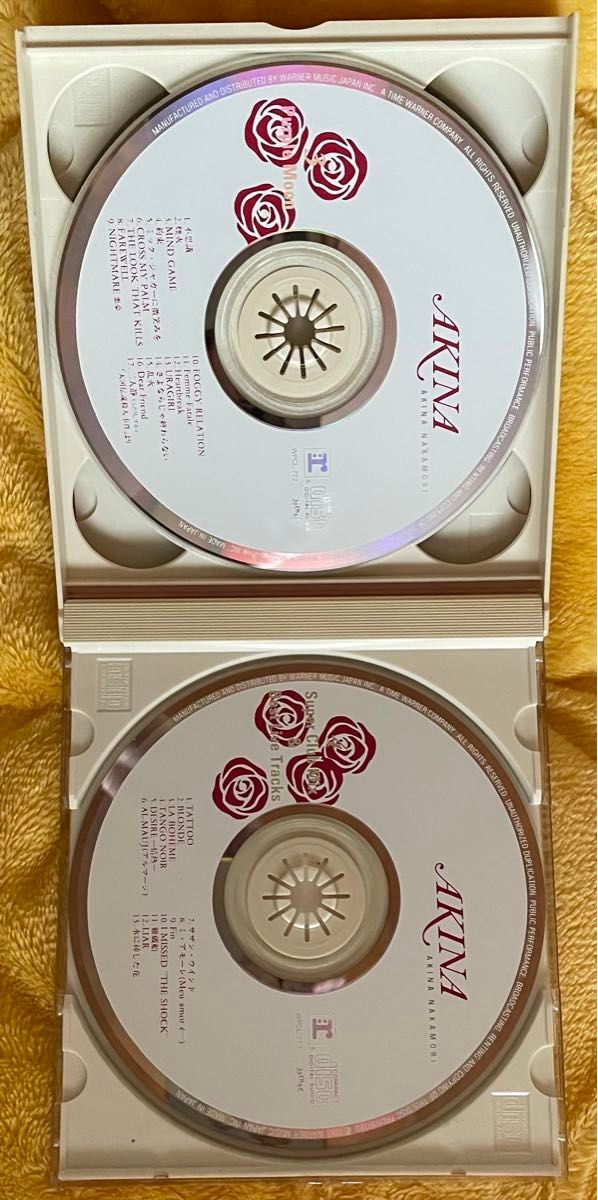 中森明菜　ベストアルバム『AKINA』４枚組CD