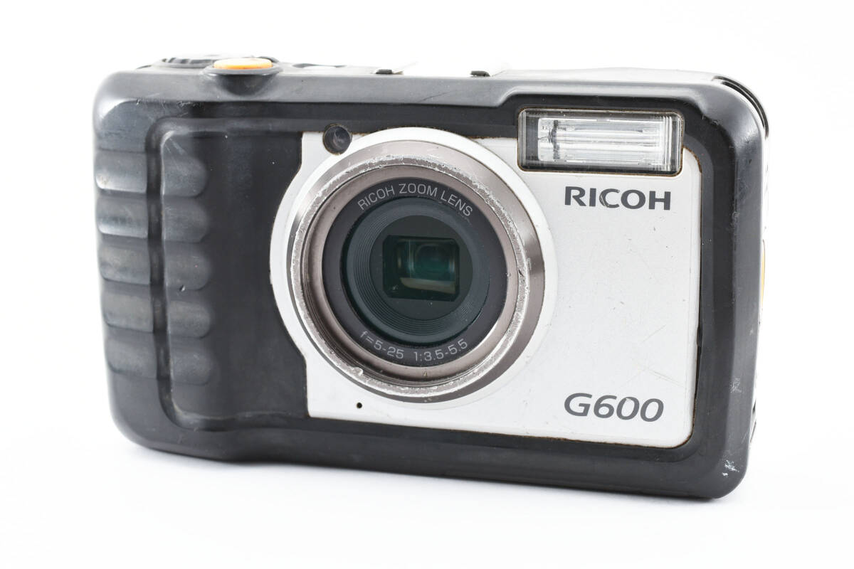 ★動作OK★ RICOH G600 防水・防塵・耐衝撃 コンパクトデジタルカメラ リコー #0418の画像2