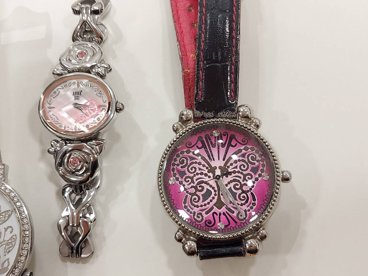 1947 時計 まとめ 11本★SEIKO ANNA SUI IZAX VALENTINO FOCE LIONS マンハッタン ジャンク 腕時計 まとめ レディース メンズ 美品ありの画像6