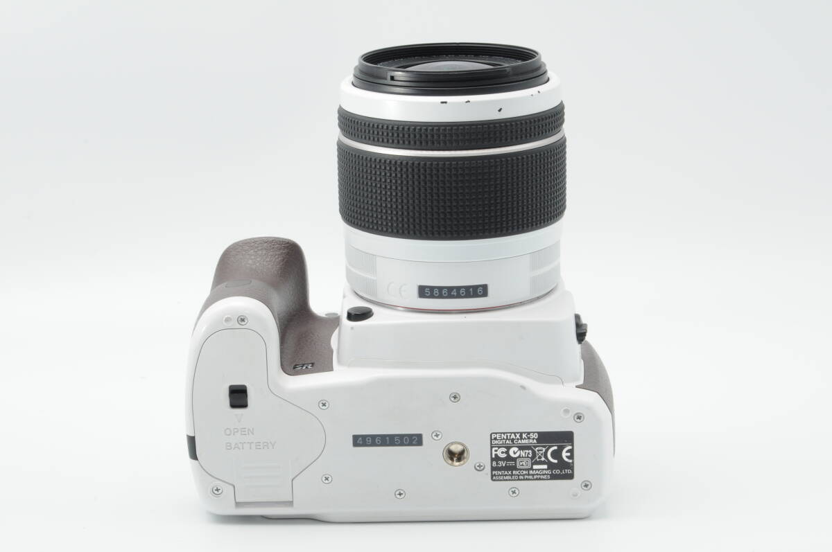  Pentax ペンタックス K-50 ホワイト SMC Pentax-DA L 18-55mm F3.5-5.6 AL WR デジタル一眼 ボディレンズセットの画像5