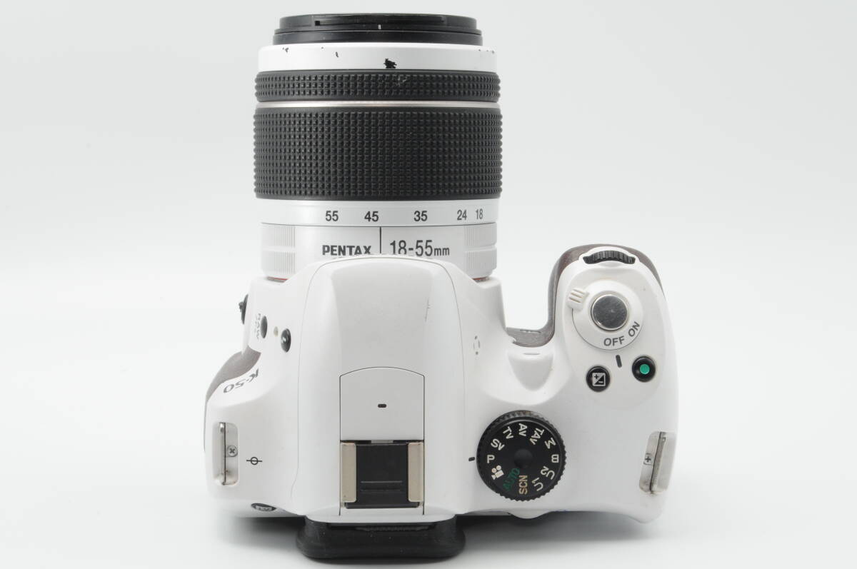  Pentax ペンタックス K-50 ホワイト SMC Pentax-DA L 18-55mm F3.5-5.6 AL WR デジタル一眼 ボディレンズセット