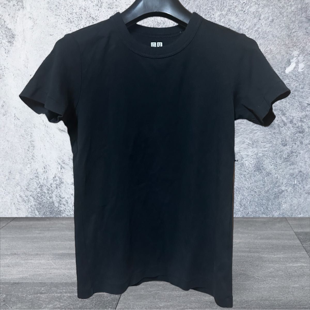 UNIQLO トップス Tシャツ 半袖 クルーネック レディース ブラック M