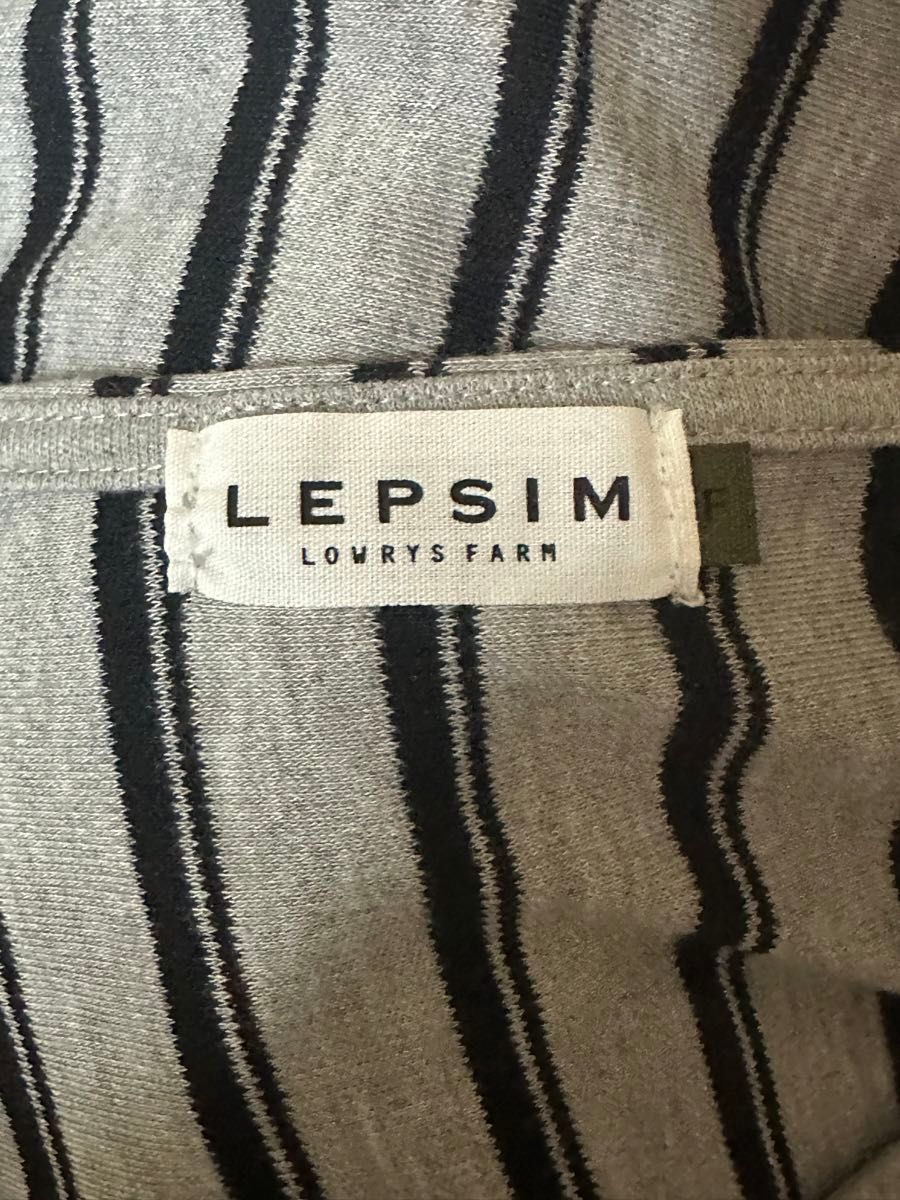 LEPSIM(レプシム) レディース カットソー Tシャツ ボーダー ゆるダボ