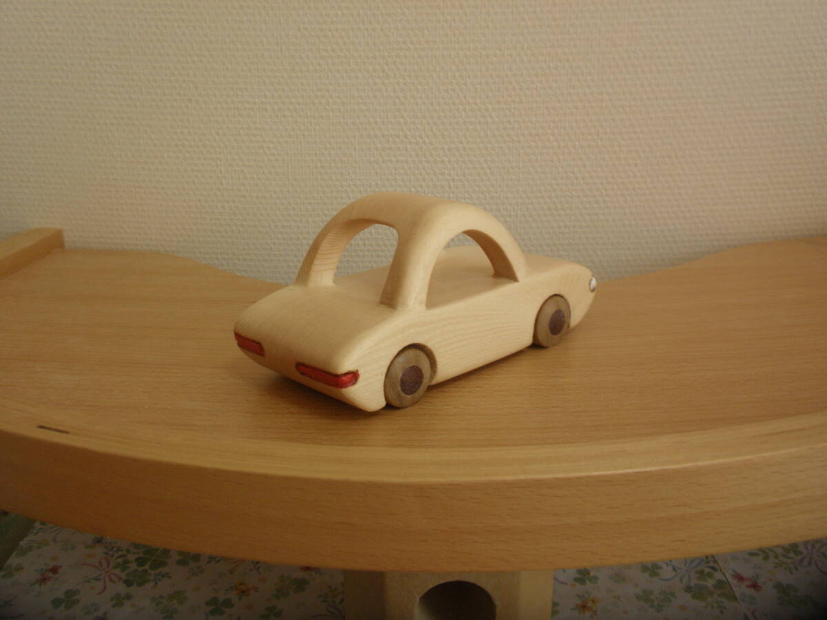 [ original work ] handmade wooden toy ~ original car (ko Logo ro) work No.883