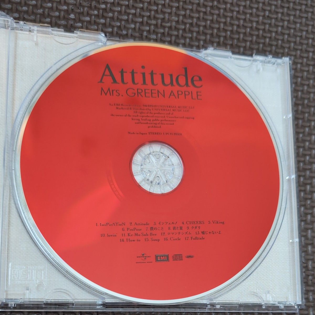 Attitude (通常盤) Mrs GREEN APPLE