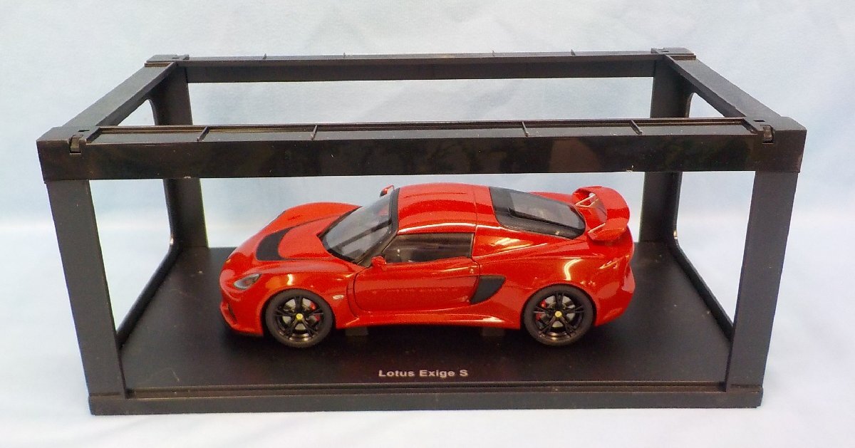 ◆ミニカー オートアート Auto art 1/18 ロータス エキシージ LOTUS EXIGE S RED 美品の画像4