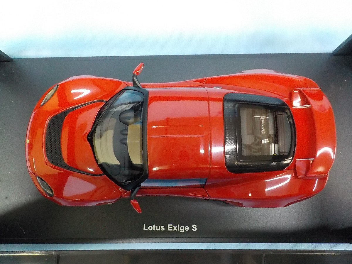 ◆ミニカー オートアート Auto art 1/18 ロータス エキシージ LOTUS EXIGE S RED 美品の画像6