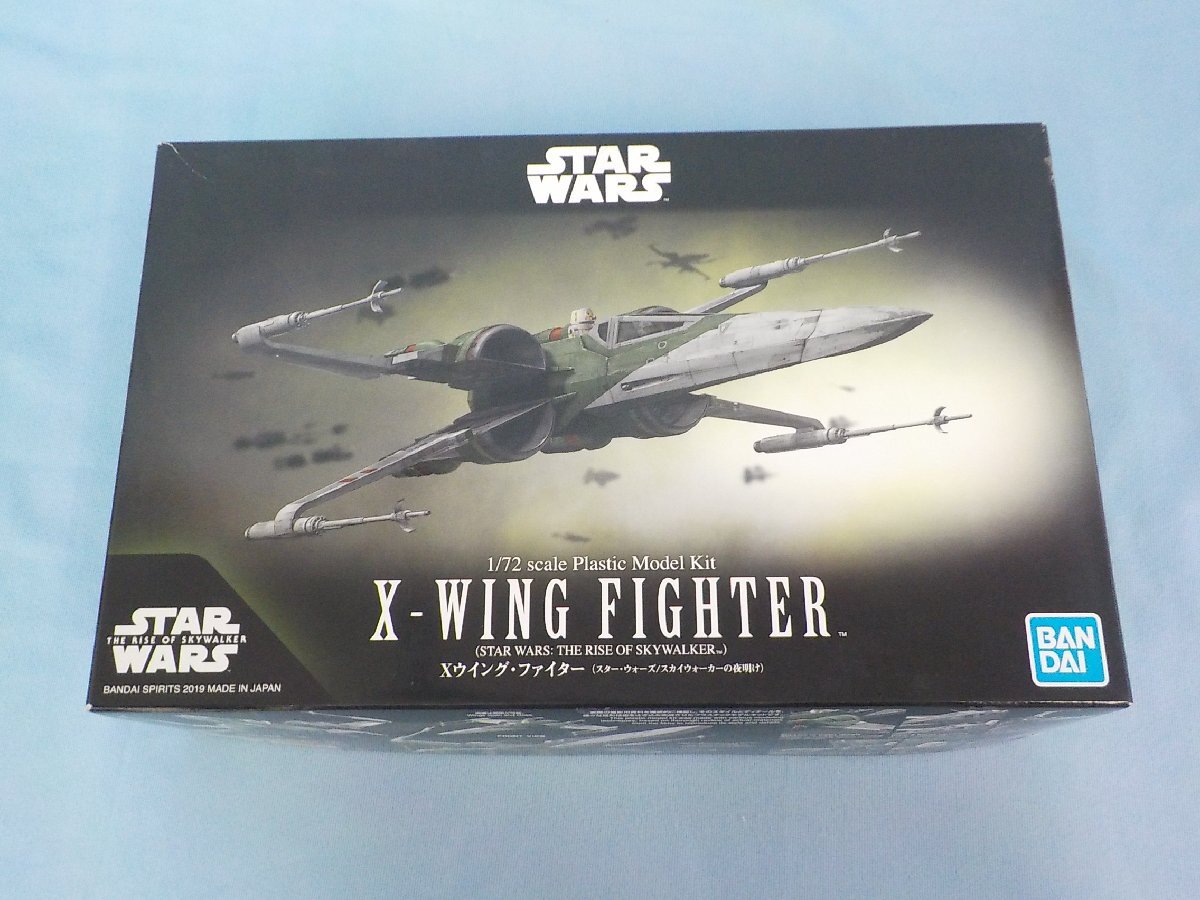 ◆プラモデル バンダイ BANDAI STARWARS スター・ウォーズ 1/72 Xウィング・ファイター X-WING FIGHTER スカイウォーカーの夜明け 未組立_画像1