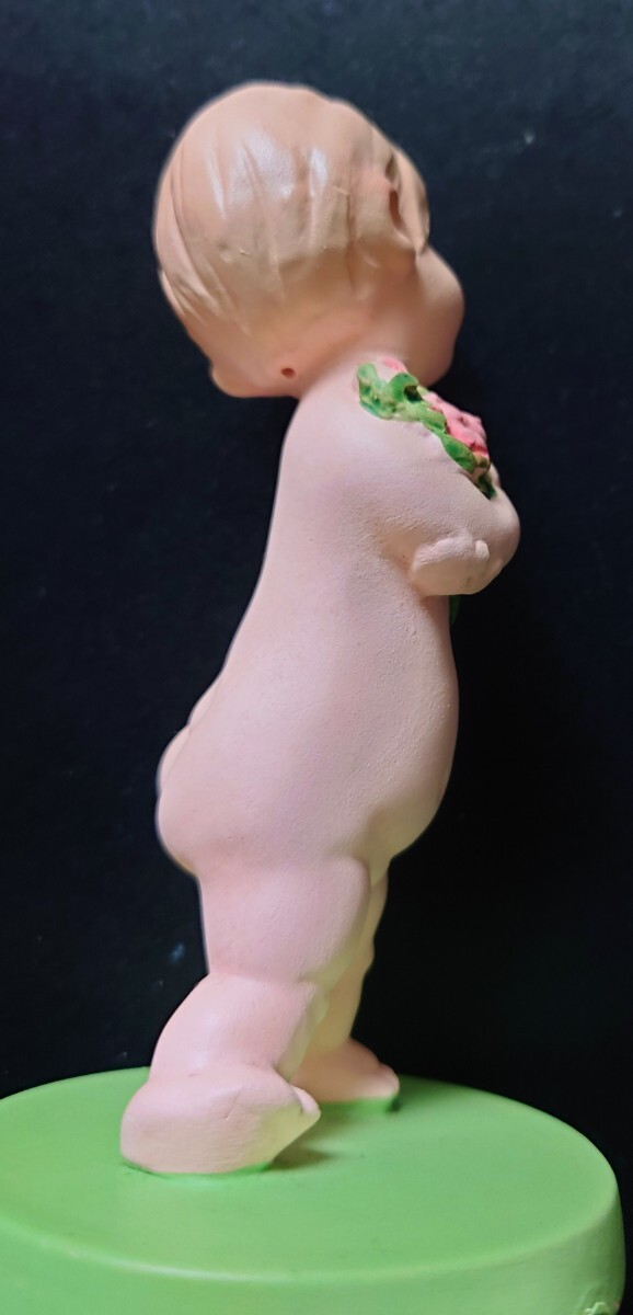 高島屋 ビンテージ ローズちゃん フィギュア 陶器 人形 非売品 ノベルティ 昭和 レトロ 花の画像4