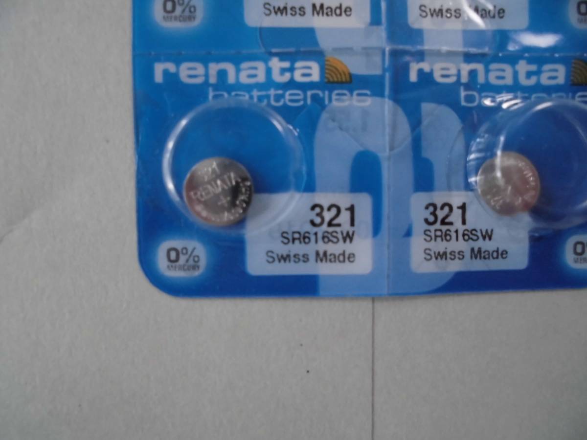 **1 piece * Rena ta battery SR616SW(321) use recommendation 09/2025 addition have A* postage 63 jpy *