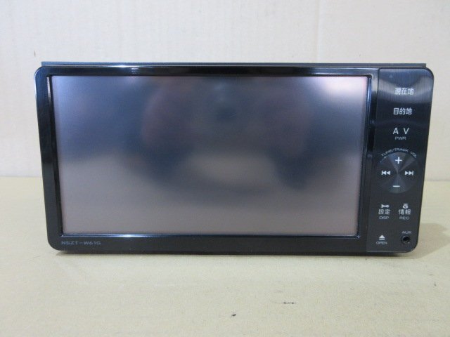 トヨタ 純正 SDナビ NSZT-W61G 2011年 春 ⑦ D9の画像2