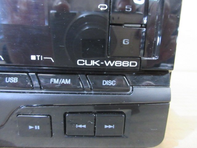 ダイハツ 純正 ケンウッド CUK-W66D CDデッキ オーディオ B7-6-6_画像2