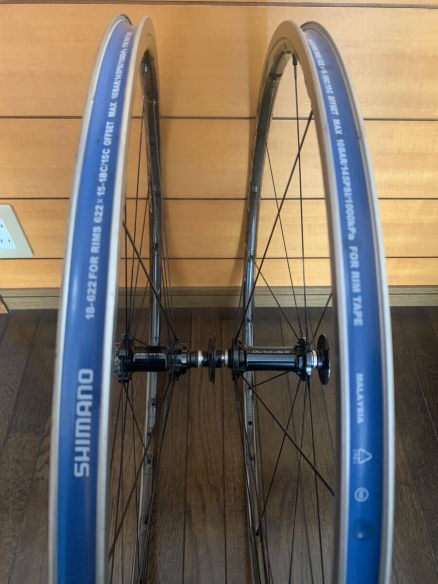 シマノ DURA-ACE デュラエース WH-9000 C24-CL クリンチャー シマノフリー 前後セット の画像8