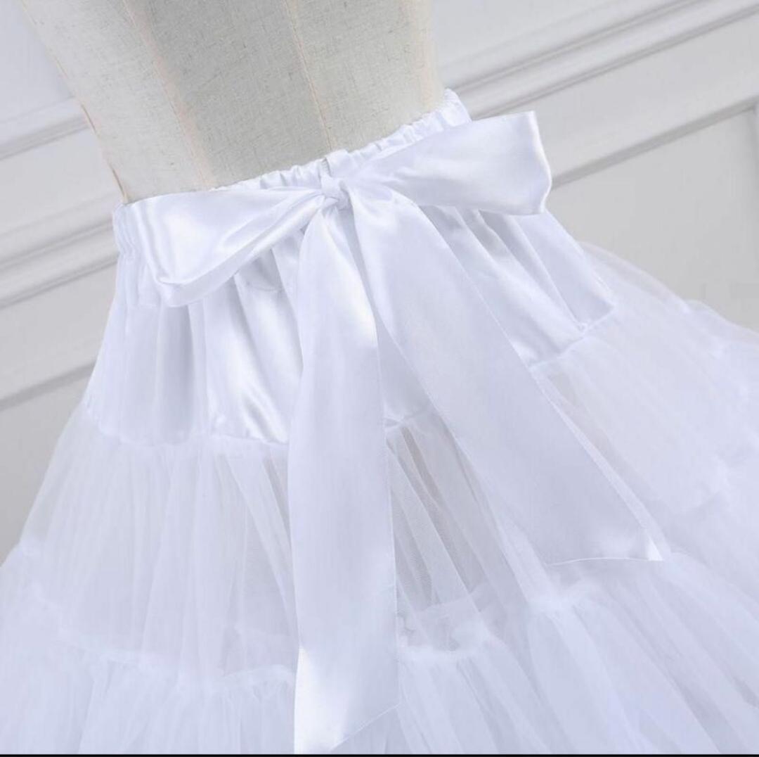 45cm pannier soft soft volume white cosplay Lolita formal dress .... inner 