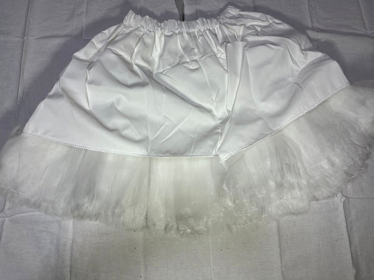 45cm кринолин нежный мягкий объем белый костюмированная игра Лолита 