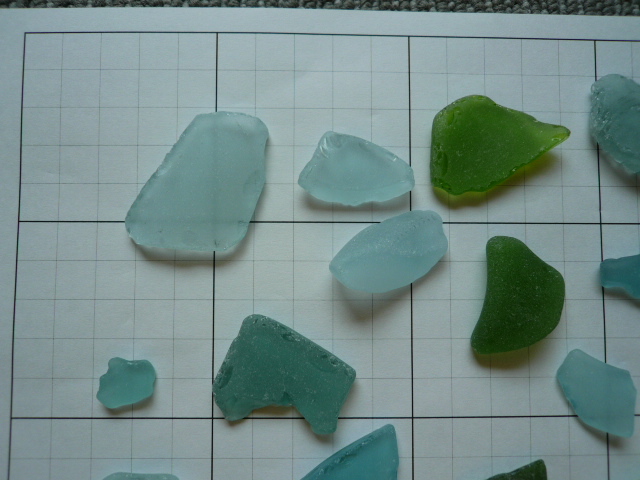 ■シーグラス / Sea Glass■ビーチグラス / Beach Glass■色・サイズいろいろ■和歌山南部の海岸で採取■№11 ： 125g■_画像7