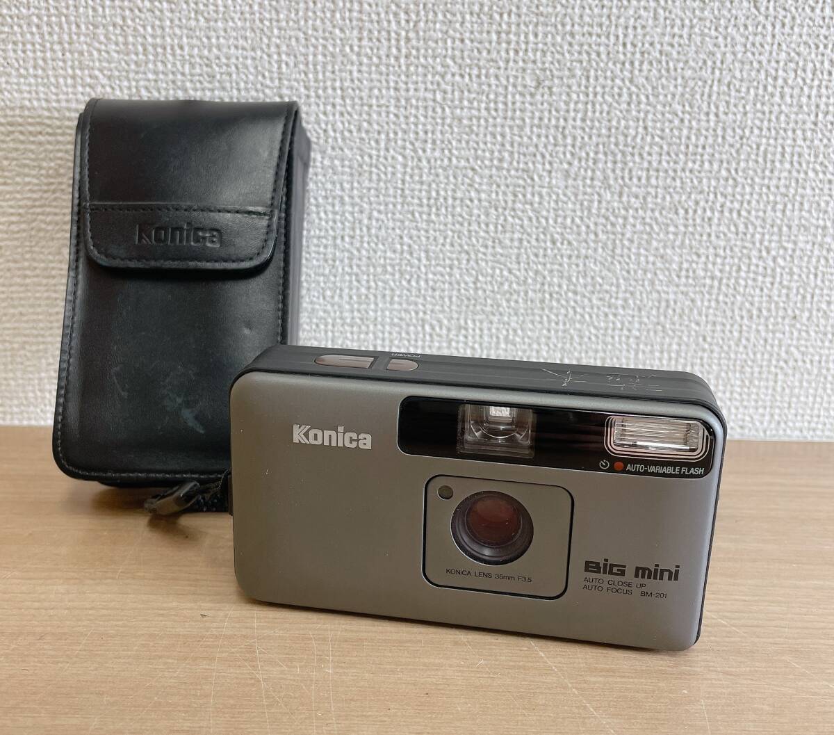 【KONICA BIG mini BM-201 コニカ ビッグ ミニ コンパクトカメラ】ケース入り/現状品/Y64-336の画像1