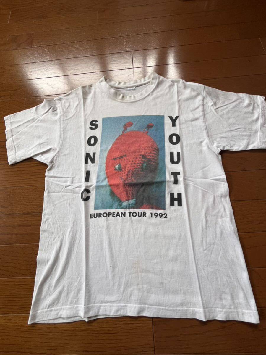 sonic youth 92年　ヨーロピアンツアー　Tシャツ　ヴィンテージ　ニルヴァーナ_画像3